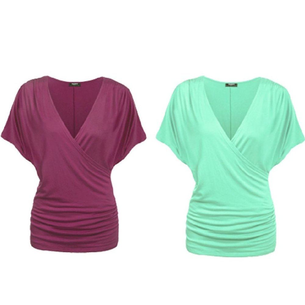 👯‍♀️Bundle: 2 awesome nursing/maternity blouses